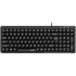 Genius Luxemate 120 Copilot Keyboard Wire (USB) CZ/SK, Black - (31310059403)