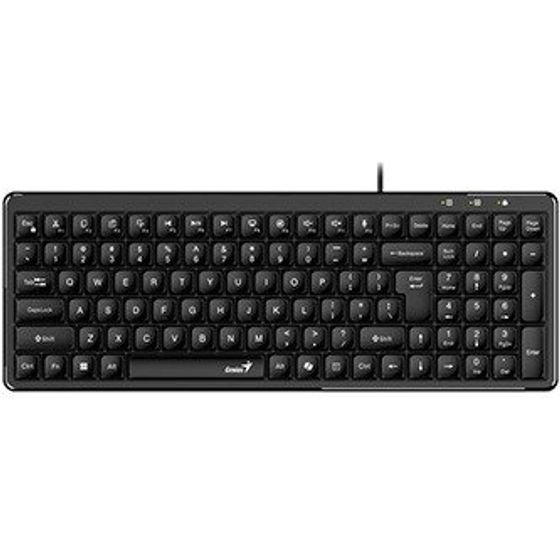Genius Luxemate 120 Copilot Keyboard Wire (USB) CZ/SK, Black - (31310059403)