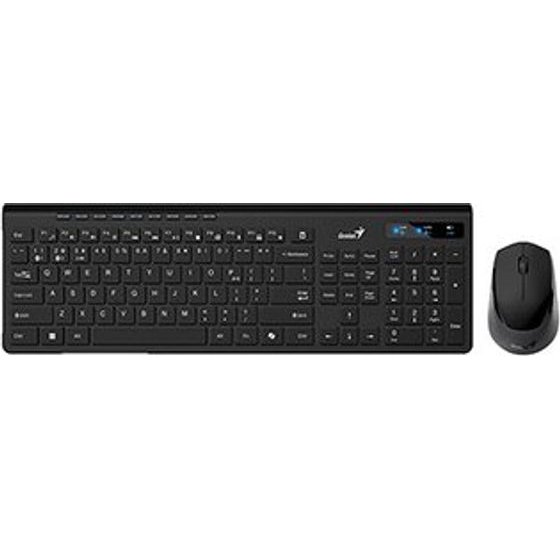 Genius Slimstar 8230 Copilot Keyboard And Mouse Set Wireless CZ/SK, Black - (31340015419)