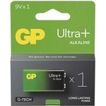 GP Ultra+ One-Off Alkaline Battery 9V, 1-Pack - (B03511)
