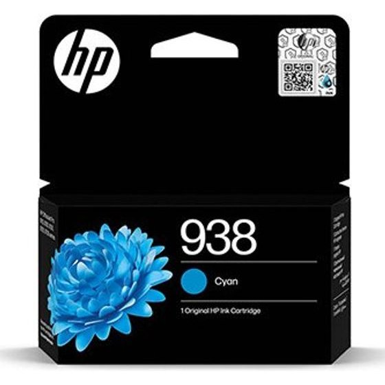 HP Original Ink 4S6X5PE, 938, cyan, 800p - (4S6X5PE#LS1)