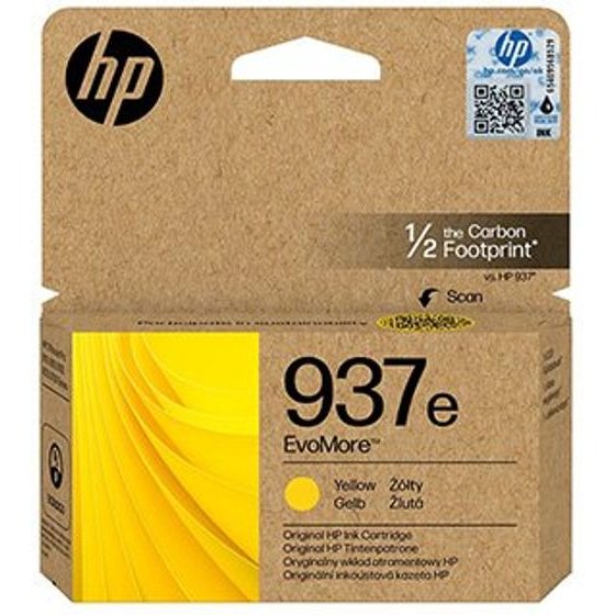 HP Original Ink Evomore 4S6W8NE, 937e, yellow, 1650p - (4S6W8NE#CE1)