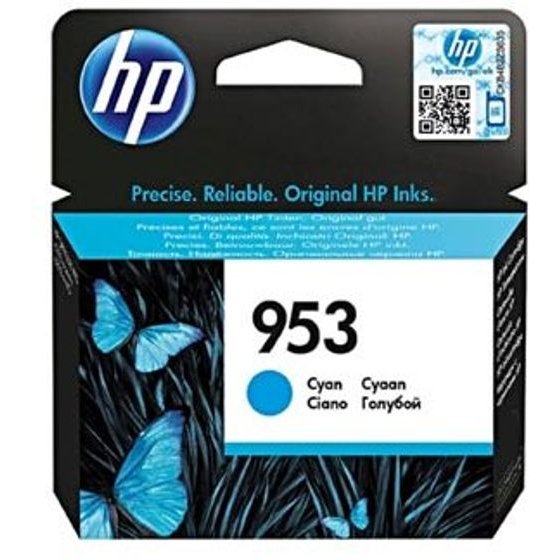 HP Original Ink F6U12AE, 953, cyan, 700p, 10ml - (F6U12AE#BGY)