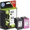 HP Original Ink Set 3YM92AE, 303, CMYK, 165CMY-200Kp - (3YM92AE#LS1)