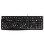 Logitech K120 Keyboard Wire (USB) CZ/SK, Black - (920-002485)