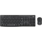 Logitech MK295 Keyboard Set Wireless CZ, Grey With Wireless Optical mouse, AAA, multimedia, 2.4 [GHz], Silenttouch - (920-009808)