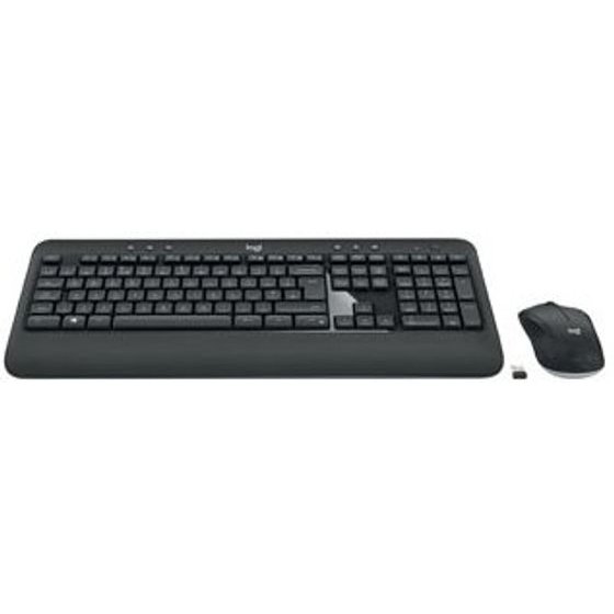 Logitech MK540 Keyboard Set Wireless CZ/SK, Black With Wireless Optical mouse, AA, multimedia, Nano Receiver With Unifyin - (920-008688)