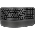 Logitech Wave Keys Keyoboard Wireless CZ/SK, Grey Ergonomic - (920-012307)