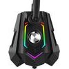 Marvo , Game microphone, Volume control, black, Rainbow backlight, Phone Holder - (MIC-05)