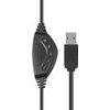 Marvo Headphones With microphone, wire, Black And red, 7.1 (virtually), LED,Backlit Typ Usb - (HG9022)