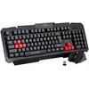 Marvo KW509 Keyboard Wireless CZ/SK, Black With Optical mouse, Gaming set, Membrane Type - (KW509 CZ/SK)