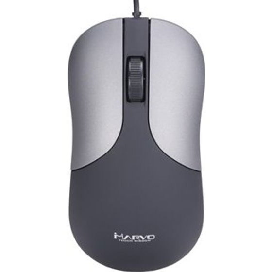 Marvo Mouse wire, grey, 1200DPi - (DMS002GY)