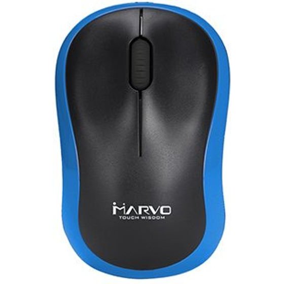 Marvo Mouse wireless, Black And blue, 1000DPi - (DWM100BL)