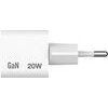 Verbatim , Mini Gan Charger 1 x USB-C, white, 20 W, For Indoor Use Only - (32395)