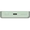 Verbatim Power Bank With Wireless Charging 5V, Phone charching, 10000mAh, Magnetic Attachement, Green - (32228)