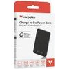Verbatim Power Bank With Wireless Charging 5V, Phone charching, 5000mAh, Magnetic Attachement, Black - (32225)