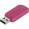 Verbatim Usb Flash disk, Usb 2.0, 128GB, Store,N,Go PinStripe, pink, For Data Archiving - (49460)
