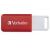 Verbatim Usb Flash disk, Usb 2.0, 16GB, DataBar, red, For Data Archiving - (49453)