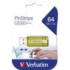 Verbatim Usb Flash disk, Usb 2.0, 64GB, Store,N,Go PinStripe, green, For Data Archiving - (49964)