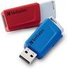 Verbatim Usb Flash disk, Usb 3.0, 32GB, Store N Click, Colour mix, Usb A, With Retractable connector, 2 Pcs - (49308)