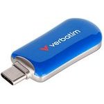 Verbatim Usb Flash disk, Usb C, 128GB, Plectra, blue, Usb C - (30233)