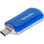 Verbatim Usb Flash disk, Usb C, 64GB, Plectra, blue, Usb C - (30232)