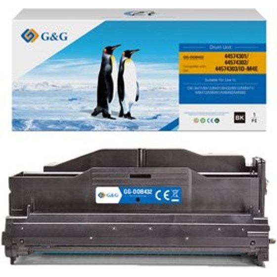 G&G compatible drum with 44574302, black, 25000p - (NT-DOB432)