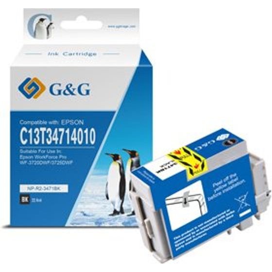 G&G compatible ink with C13T34714010, black - (NP-R-3471BK)