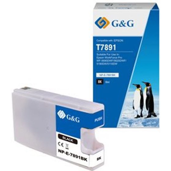G&G compatible ink with C13T789140, black, 4000p - (NP-E-7891BK(D))