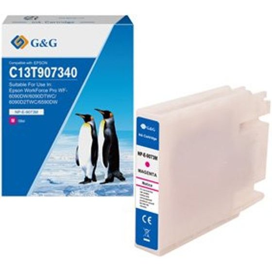 G&G compatible ink with C13T907340, magenta, 120ml - (NP-E-9073M)