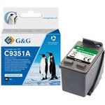 G&G compatible ink with C9351A, HP 21, black, 16ml, ml - (NH-R9351BK)
