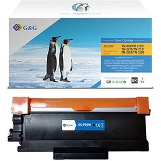 G&G compatible toner with Brother TN2220, TN2010, NT-PB450(TN2220/TN2010), black, 2600p - (NT-PB450(TN2220/TN20)