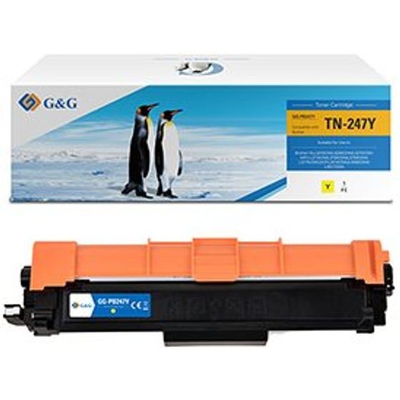 G&G compatible toner with Brother TN247Y, yellow, 2300p - (NT-PB247Y)