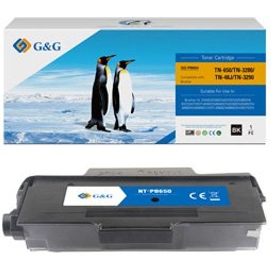 G&G compatible toner with Brother TN3280, black, 8000p - (NT-PB650)