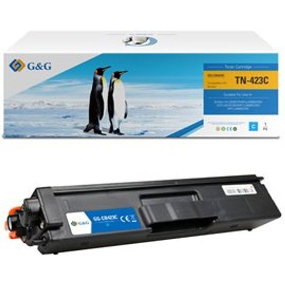 G&G compatible toner with Brother TN423C, cyan, 4000p - (NT-CB423C)