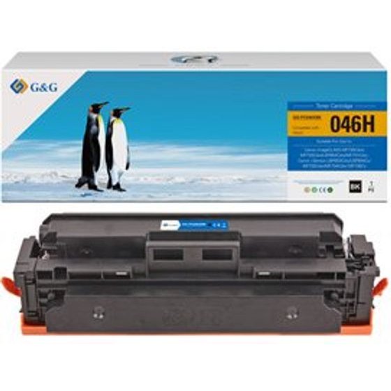 G&G compatible toner with Canon 046HBK, black, 6300p, high capacity - (NT-PC046XBK)