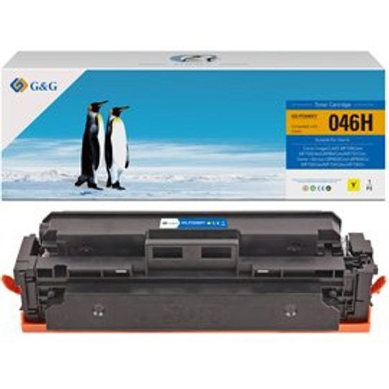 G&G compatible toner with Canon 046HY, yellow, 5000p, high capacity - (NT-PC046XY)