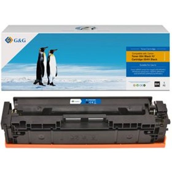 G&G compatible toner with Canon 054HK, black, 3100p, high capacity - (NT-PC054XBK)