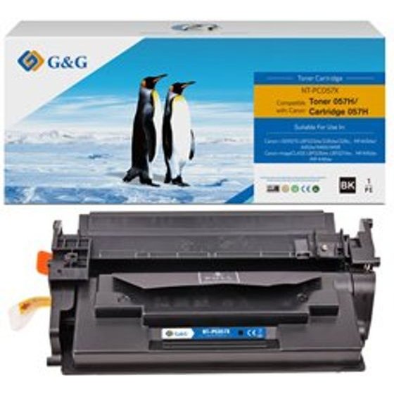 G&G compatible toner with Canon 057H, black, 10000p, high capacity - (NT-PC057X)