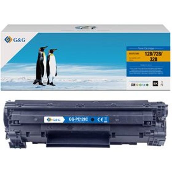 G&G compatible toner with Canon CRG728, CRG128, CRG328, black, 2100p - (NT-PC128C)
