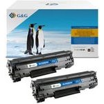 G&G compatible toner with HP CB435A, CB436A, CE285A, CE278A, Canon CRG128, HP 35A, black, 2000p - (NT-PH435CUU)