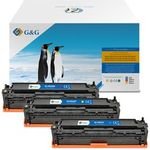G&G compatible toner with HP CB541A, CE320A, CF210X, Canon CRG116, CRG716, C, HP 125A, cyan, 1400p - (NT-PH541UC)
