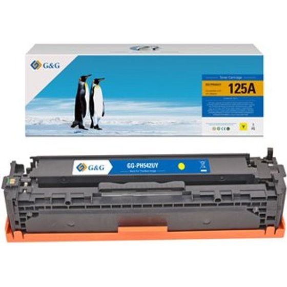 G&G compatible toner with HP CB542A, CE320A, CF210X, Canon CRG116, CRG716, C, HP 125A, yellow, 1400p - (NT-PH542UY)