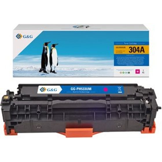 G&G compatible toner with HP CC533A, CE413A, CF383A, Canon CRG118, CRG718, C, HP 304A, magenta, 2800p - (NT-PH533UM)