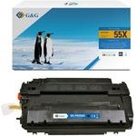 G&G compatible toner with HP CE255X, Canon CRG724, HP 55X, black, 12500p - (NT-PH255XC)