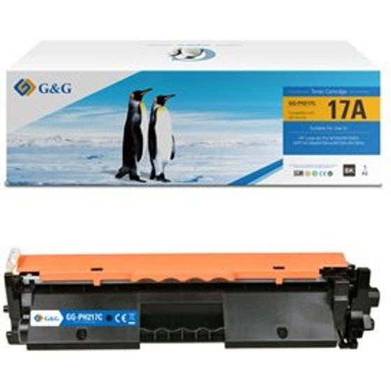 G&G compatible toner with HP CF217A, HP 17A, black, 1600p - (NT-PH217)