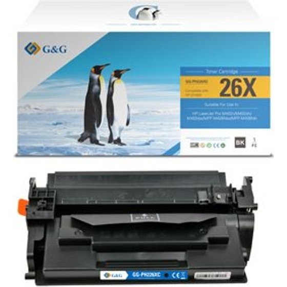 G&G compatible toner with HP CF226X, HP 26X, black, 9000p - (NT-PH226XC)