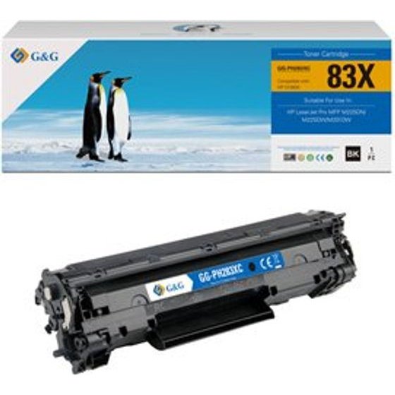 G&G compatible toner with HP CF283X, CF283A, Canon CRG137, CRG737, black, 2200p - (NT-PH283XCU)