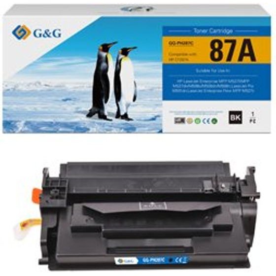 G&G compatible toner with HP CF287A, HP 87A, black, 9000p, 930g - (NT-PH287C)
