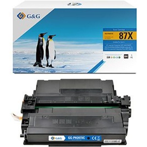 G&G compatible toner with HP CF287X, black, 18000p, high capacity - (NT-PH287XC)